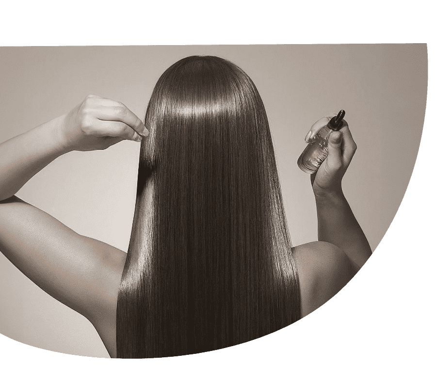 Recibiendo un tratamiento para el cabello